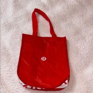 Lululemon Athletica Red Minimalist Tote Bag